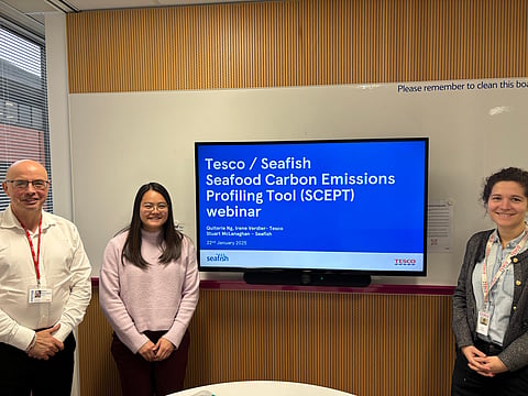 SCEPT calculates carbon footprints for seafood products, helping companies identify emissions hotspots and align with the UK’s 2050 net-zero targets.