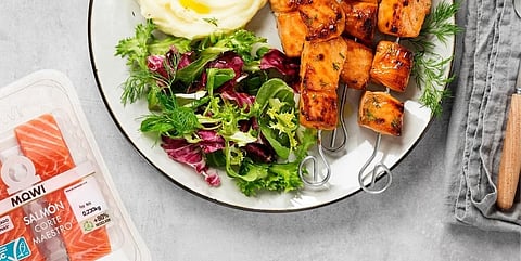 Mowi's ready-to-cook salmon format for the Spanish market.
