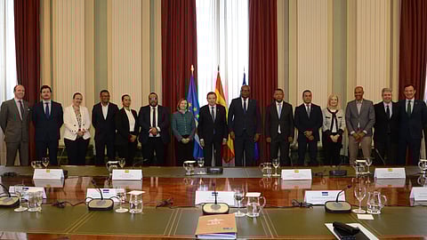 The Minister of Agriculture, Fisheries, and Food, Luis Planas, and the Minister of the Sea of the Republic of Cape Verde, Jorge Santos, met today in Madrid to strengthen fisheries cooperation between the two countries.