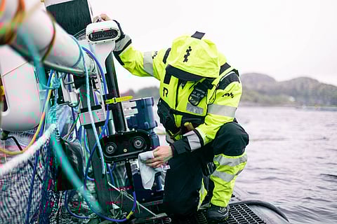 Tidal's Orca system being deployed.