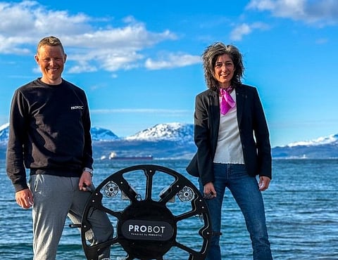 Mikkel Flom Pedersen, Founder Probotic AS and Michelle Opshaug, CEO Probotic AS 