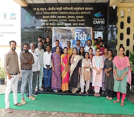 The ICAR-Central Marine Fisheries Research Institute (CMFRI) is headquartered in Kochi.