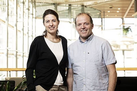 Big Akwa co-founders, Elena Petukhovskaya and Hugo Wikström.