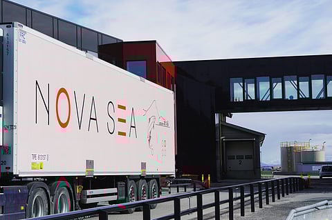 Nova Sea offices and truck. 