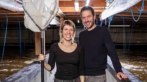 Lisaqua founders,&nbsp;Charlotte Schoelinck and Gabriel Boneu.