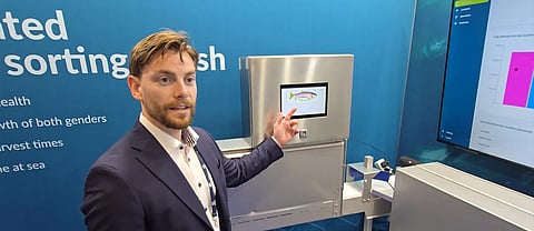 Eivind Leirvik Nergaard, biotechnologist at Greenfox Marine. 