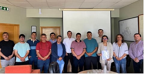 The first group of small-scale mussel producers, now ASC certified, alongside a second group working toward certification by the end of 2026, led by Verónica Vivar of the St. Andrews Multisite Certification initiative.