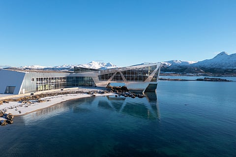 Bio Lofoten Center in Lekne, Norway, where the Northern Aquaculture Academy is located.