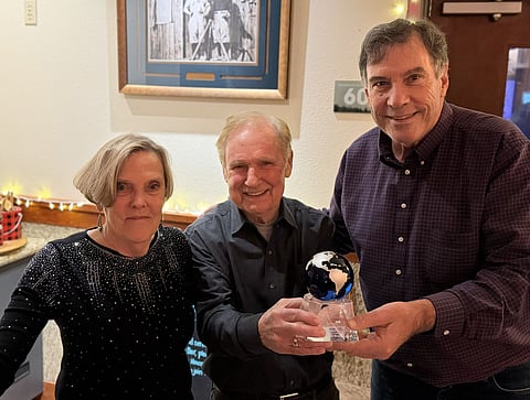 Left to right, Jeanne McKnight, Wally Pereyra, Jim Parsons. @Dick Jones.