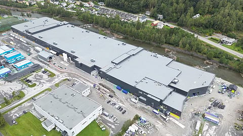 Hima Seafood land-based trout farm in Rjukan, Norway.