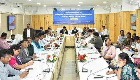 Among the attendees was the Director General of ICAR, Dr. Mangi Lal Jat.