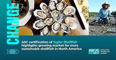 The geoduck clam is currently the only ASC-certified of its kind in the world.