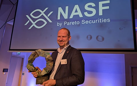 NASF Sustainability Award Winner Veramaris - Mark Van Nieuwland, CEO.