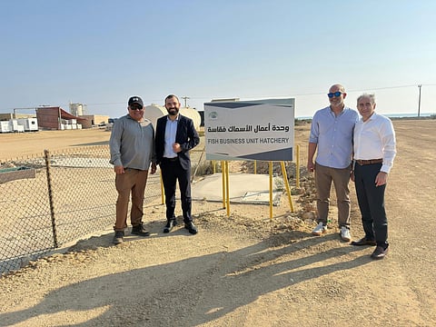 The hatchery will have a main building area of 3,412 m² and a total constructed area of 4,143 m².