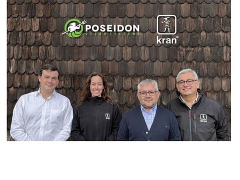 Poseidon Ocean Systems Chile and Kran announce their collaboration.