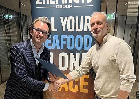 Peter Beringer, MSP's Country Manager in Portugal and Klaas-Hessel van Eerde, General Manager of Zalmhuys Group. 