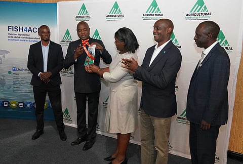 Honourable Davis Marapira, Zimbabwe's Deputy Minister of Lands, Agriculture, Fisheries, Water and Rural Development, officially launching the strategy.