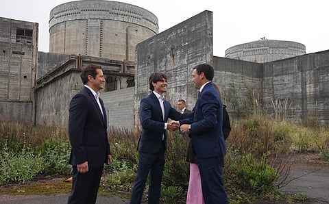 The former Lemoiz nuclear power plant is located on the coast of the province of Bizkaia.