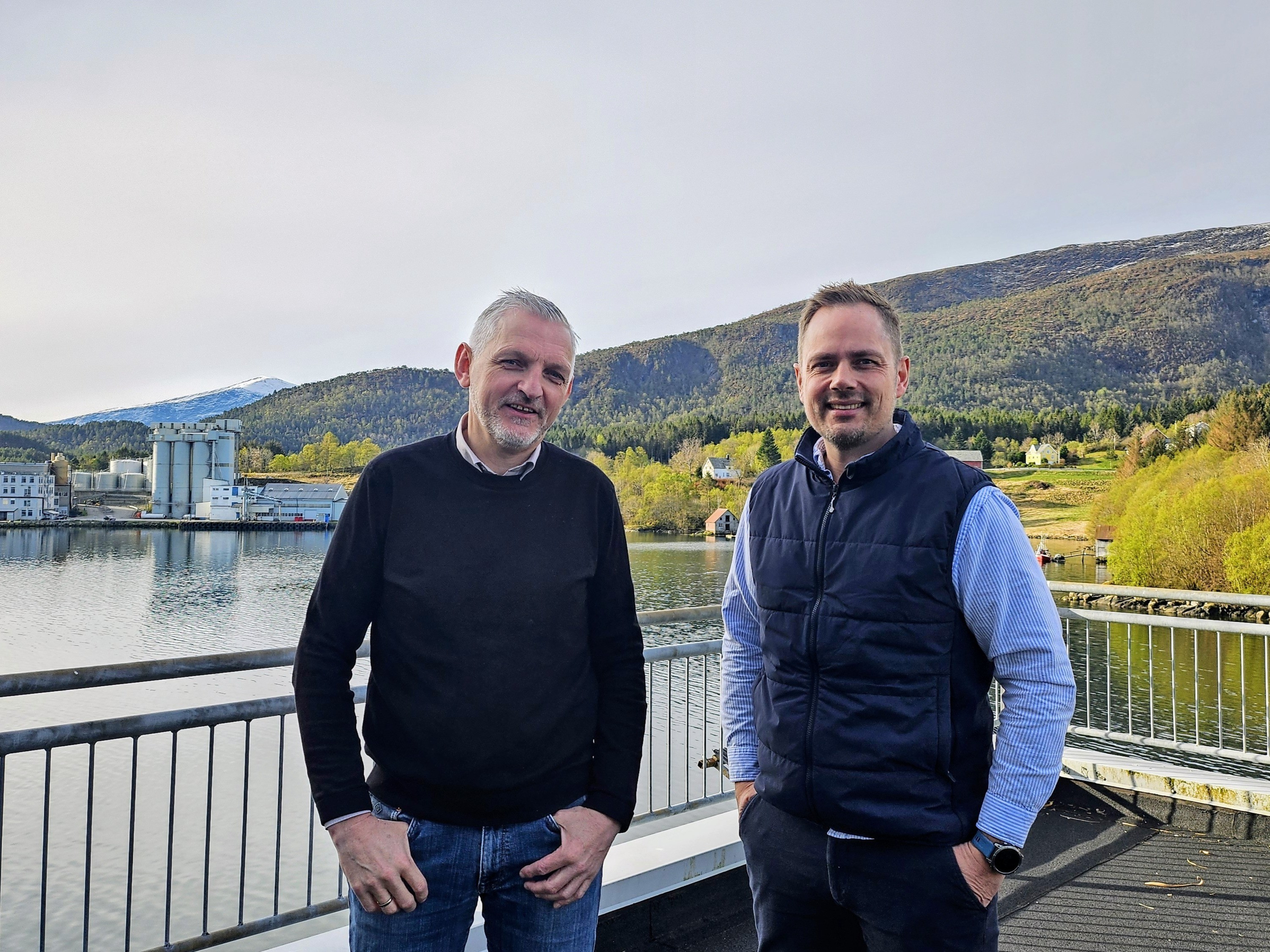 Cflow CEO Stig Bjørkedal with Sales Manager Thomas Håberg.