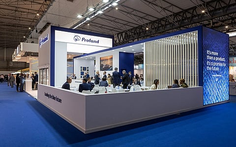 Profand Group booth at the Seafood Expo Global 2025, at Fira Barcelona Gran Via.