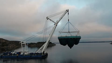 GreenBag cages from Merdslippen are a type of closed or semi-closed farming system used in aquaculture.