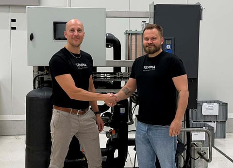 Tempia's new Managing Director Erik Mäkitaavola (left) and former MD, now Commercial Director, Mathias Ingebrigtsen (right).