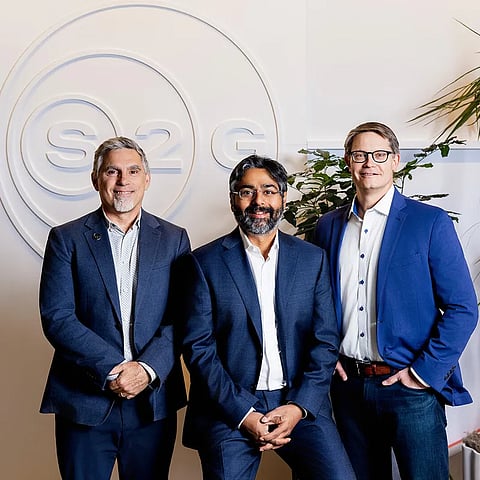 S2G Managing Partners Aaron Rudberg, Chuck Templeton, and Sanjeev Krishnan.