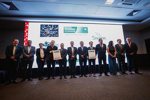 Official ceremony for the awarding of MSC certification to the Peruvian eel fishery.