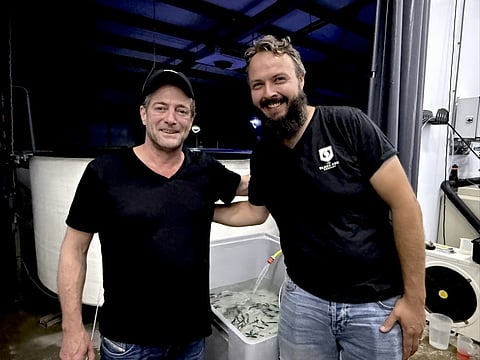 Ohad Maiman (left), co-founder of The Black Cod Company, and Luuk van der Heijden (right), Head of Production.