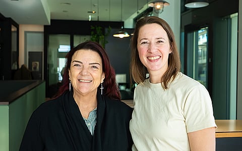 Kelli Wilson (left) and Deniz Ficicioglu (right).
