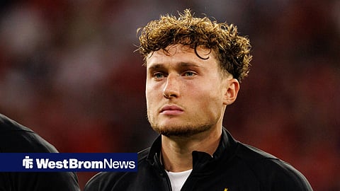 West Brom star Callum Styles in pre-match scenes with Hungary.