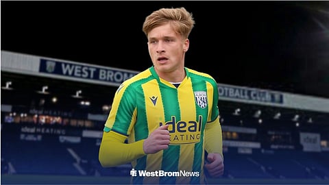 Jimmy-Jay Morgan in a West Brom shirt.