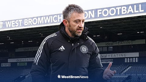 Gavin Strachan at West Brom's The Hawthorns Stadium