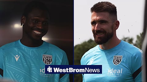 Ousmane Diakite smiling and Matt Ingram smiling