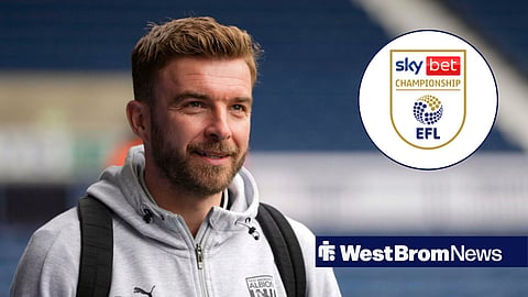James Morrison smiling while managing West Brom. 