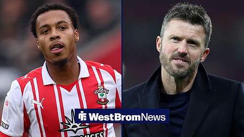 Cameron Archer in action for Southampton and Manchester United head coach Michael Carrick