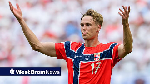 Torbjorn Heggem celebrating for Norway