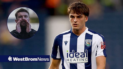 Alex Williams playing for West Brom and James Morrison shouting