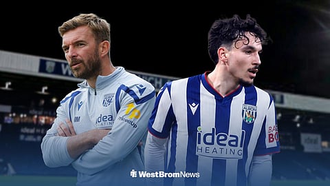 West Brom boss James Morrison and Nolan Galves
