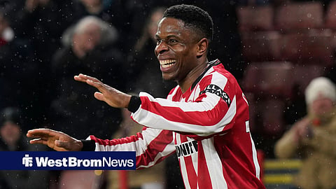 Chiedozie Ogbene in action for Sheffield United