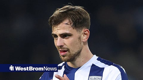 Jayson Molumby in action for West Brom
