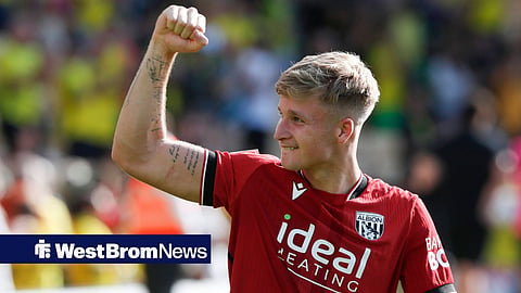 Jimmy-Jay Morgan celebrating for West Brom