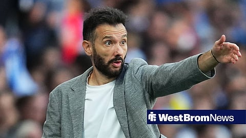Carlos Corberan on the touchline as manager