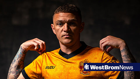 Kieran Trippier posing as a new Wolves player