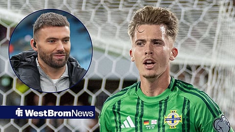 Stuart Dallas pitchside at Elland Road and Isaac Price in action for Northern Ireland 