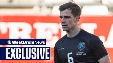 West Brom's Jayson Molumby representing Ireland