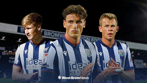 West Brom stars Barney Stewart, Aune Heggebo and Jimmy-Jay Morgan