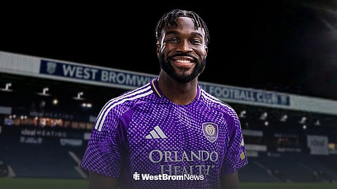 Daryl Dike in an Orlando City kit ahead of The Hawthorns