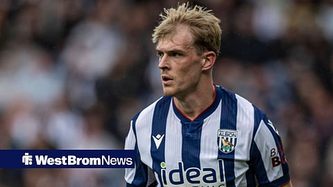 Toby Collyer playing for West Brom