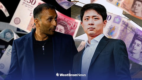 West Bromwich Albion chairman Shilen Patel and Wolves chairman Nathan Shi